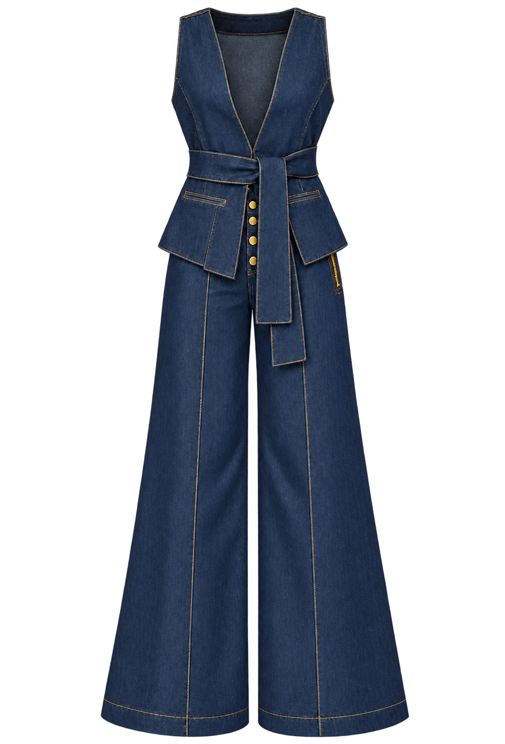 Denim Allure Set — complete outfit without model