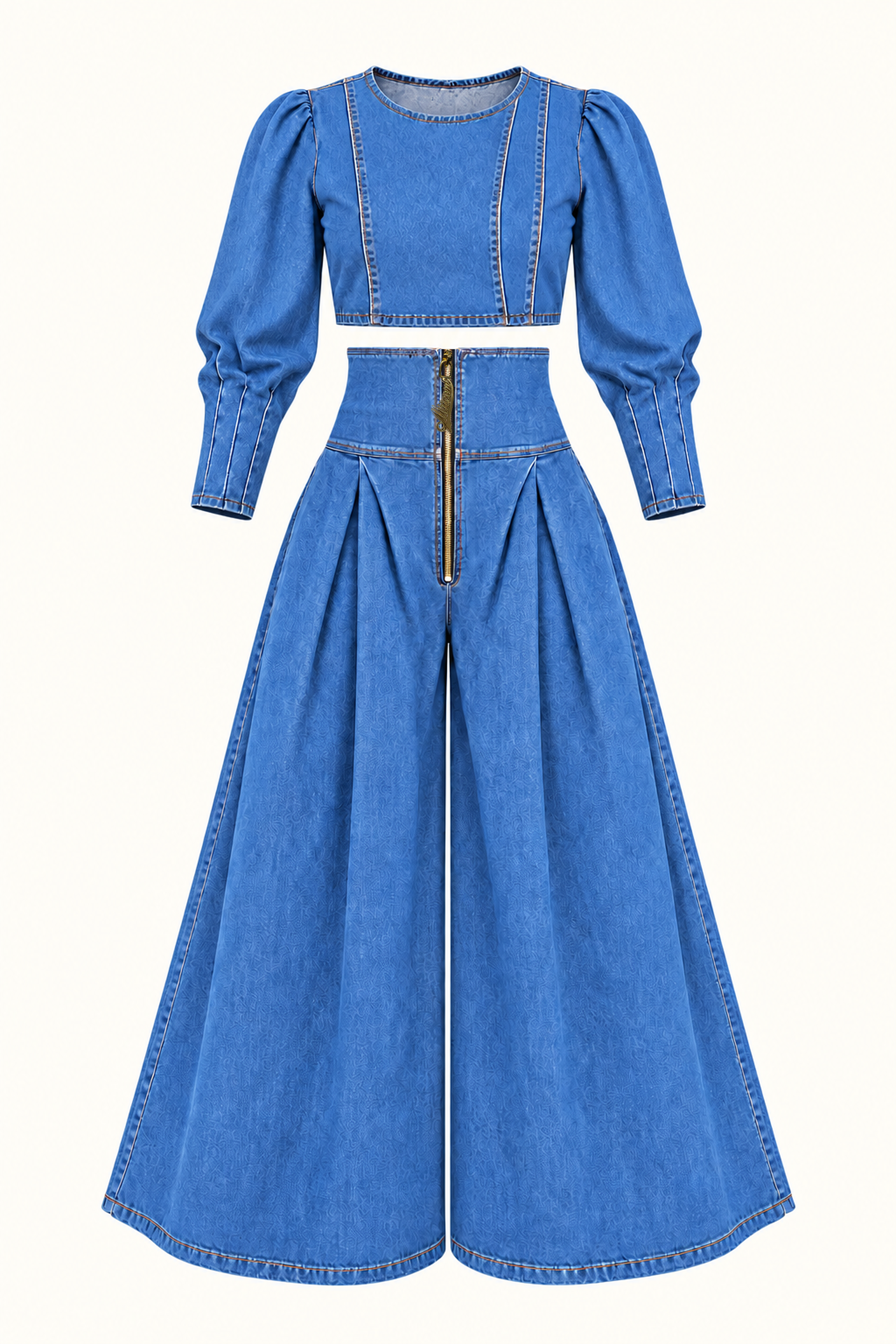 Azure Luxe Duet — complete outfit without model