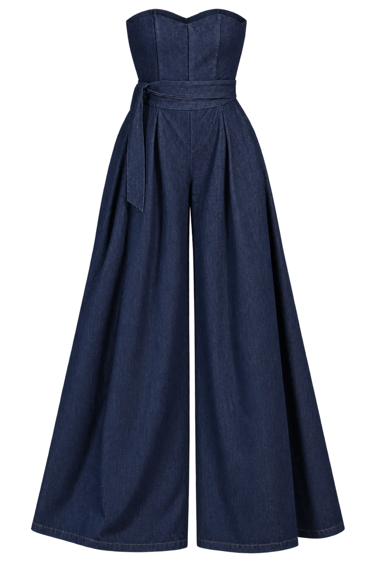 Navy Nirvana Jumpsuit — complete outfit without model