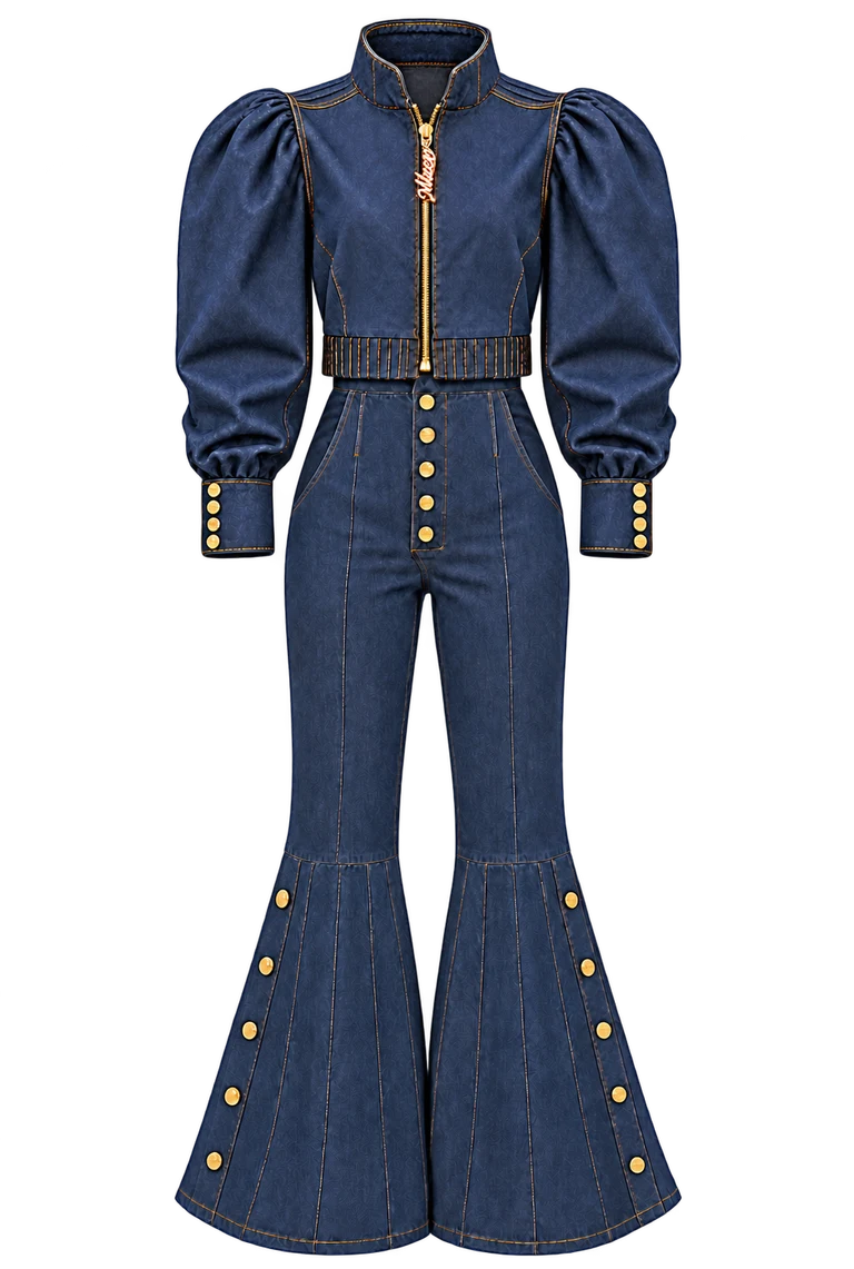 Denim Miiconic Set — complete outfit without model