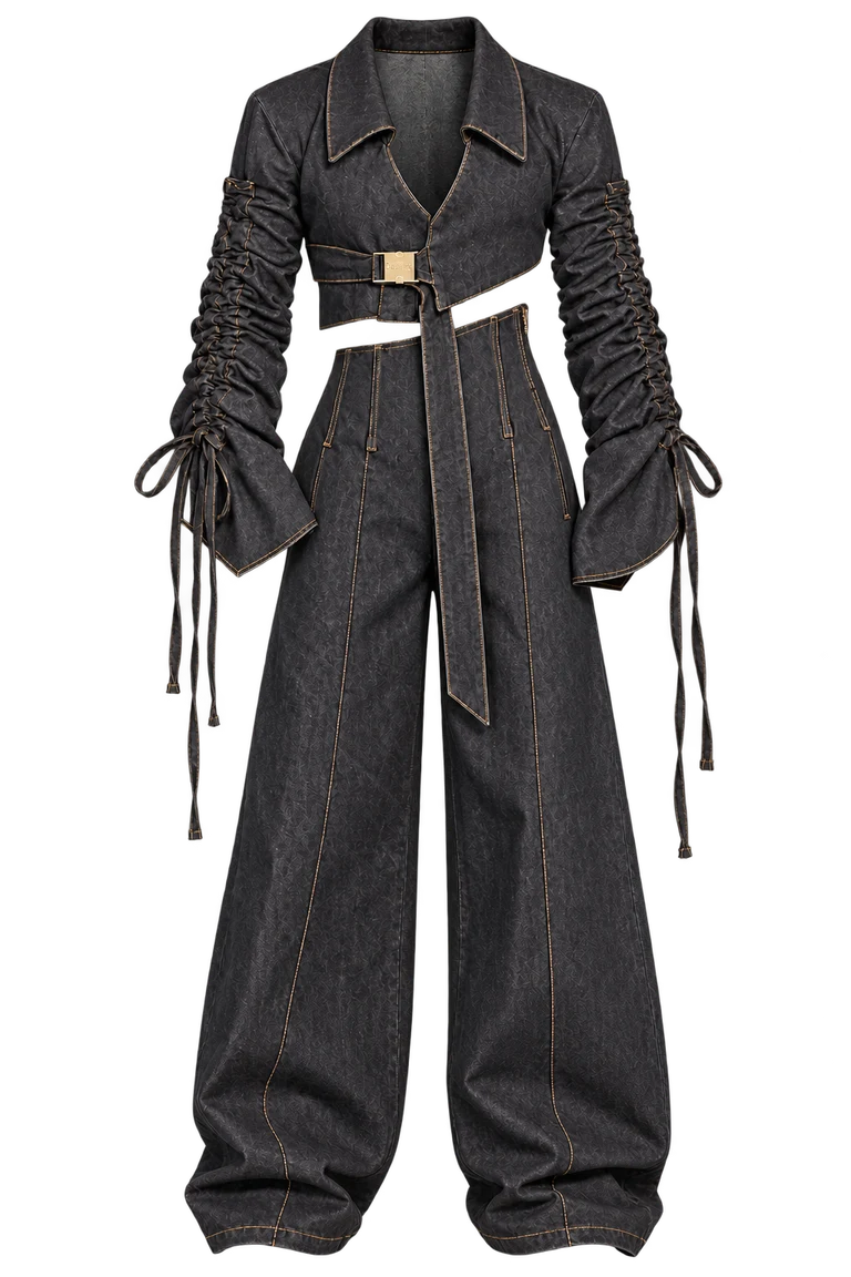 Eclipse Denim Set — complete outfit without model
