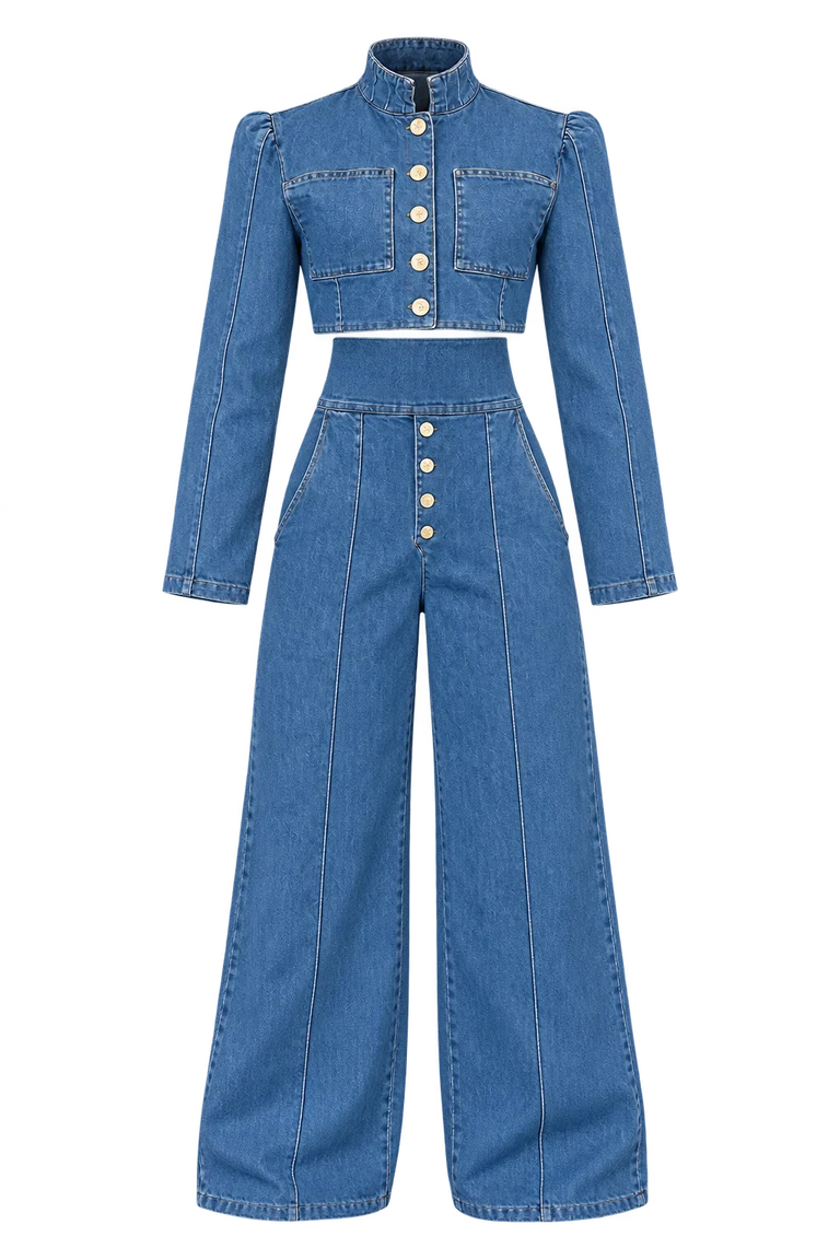 Denim unisex Rebel — complete outfit without model