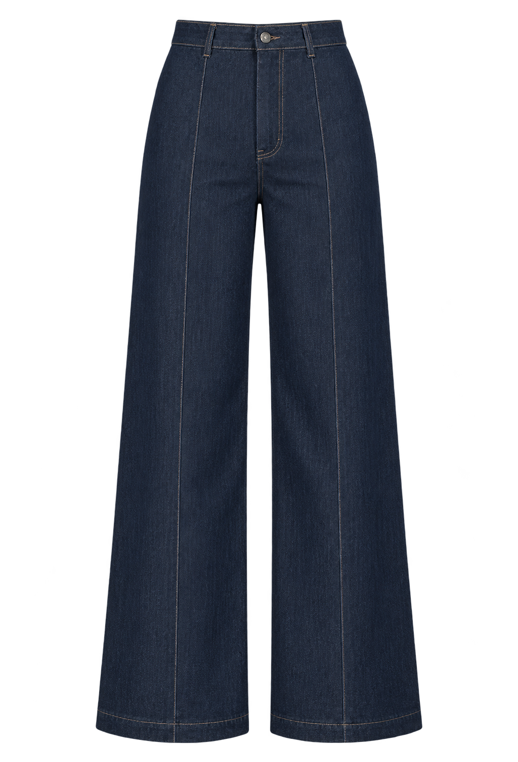 Denim Allure Set — Default appearance — bottom front; reference-based garment reconstruction