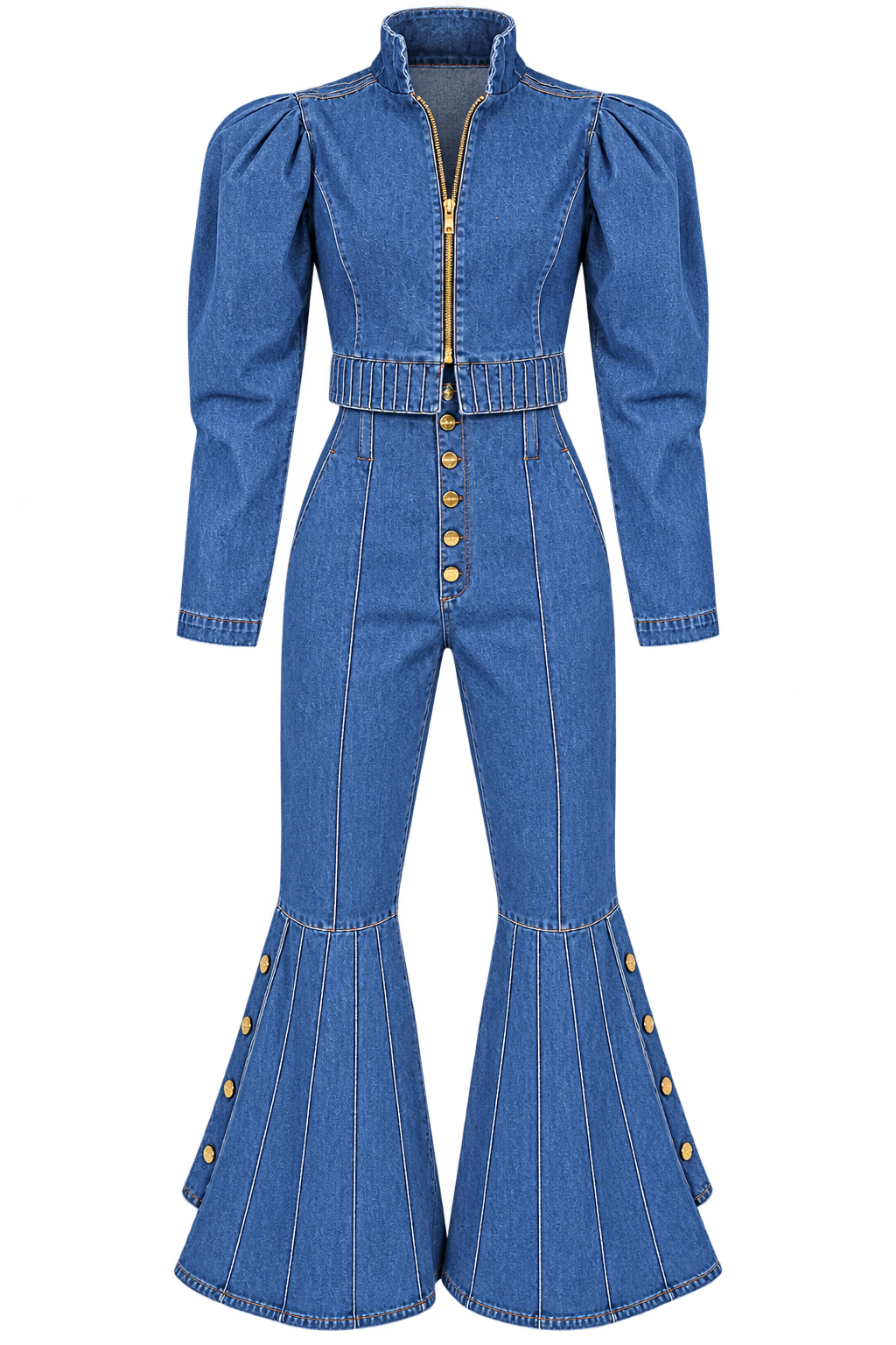 Denim Miiconic set — complete outfit without model