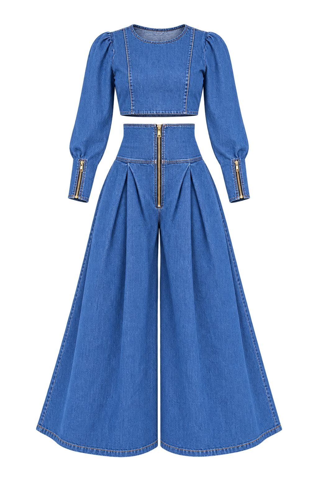 Azure Luxe Duet — complete outfit without model